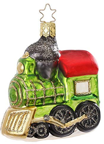 Inge-Glas Christbaumschmuck Weihnachts-Lok