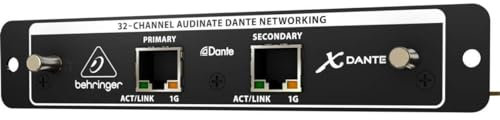 Behringer X-DANTE Hochleistungs-32-Kanal-Audinate-Dante-Erweiterungskarte für X32