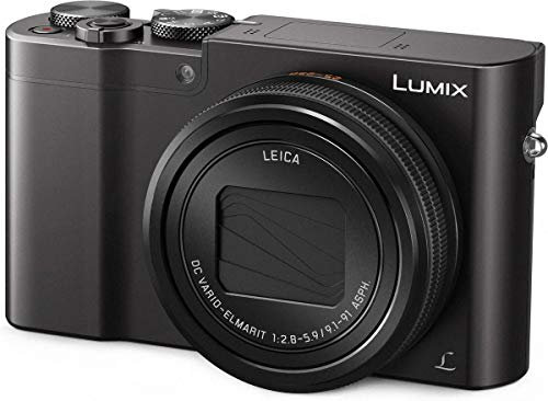 Panasonic Lumix TZ100 | Appareil Photo Compact Expert (Grand capteur type 1 pouce 20MP, Zoom LEICA 10x F2.8-5.9, Viseur, Ecran tactile, Vidéo 4K, Stabilisation) Noir – Version Française