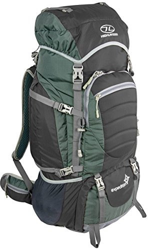 Highlander Expedition 65 Black Backpack, schwarz, 67 x 35 x 5 cm