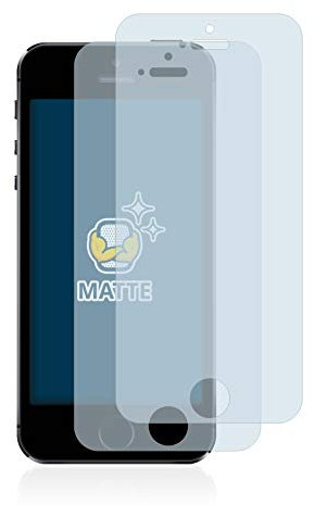 brotect Pellicola Protettiva Opaca per Apple iPhone 5 / 5S / 5C / SE 2016 Pellicola Protettiva Anti-Riflesso (2 Pezzi)