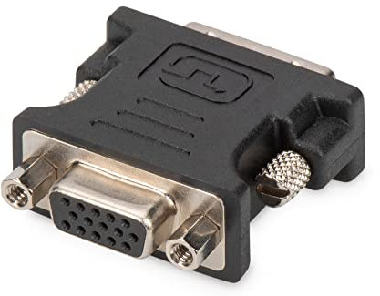 DIGITUS Adattatore grafico DVI, da DVI-D (24+1) a VGA, Full HD 60Hz, 1920 x 1080 pixel, nero