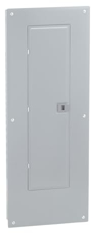 Square D - HOM4080L225PGC Homeline 225-Amp 40-Space 80-Circuit Indoor Main Lugs Load Center with Cover and Ground Bar, Plug-on Neutral Ready