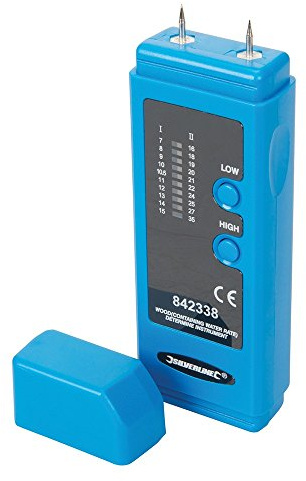 Silverline 842338 Moisture Meter Detector 7-35% Moisture Range