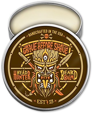 Grave Before Shave™ Head Hunter Beard Balm (Tropical summer aroma) (2 oz.)