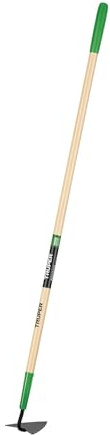 Truper TruTough Welded Warren Hoe, 4-3/4-Inch Head, 54-Inch Wood Handle with 6-Inch Grip, Garden & Farm Soil Cultivation Tool (Model 30002)