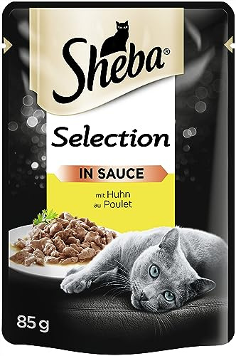 Sheba Selection in Sauce Katzenfutter mit Huhn, 85 g