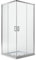 Idralite Eckeinstieg Duschkabine Rechteckig 90x70 H198 Satiniert 6mm Glas Mod. Ready