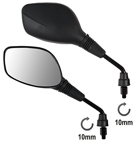 A-Pro Specchio di montaggio del ciclomotore per moto, scooter, moto, scooter, ciclomotore,