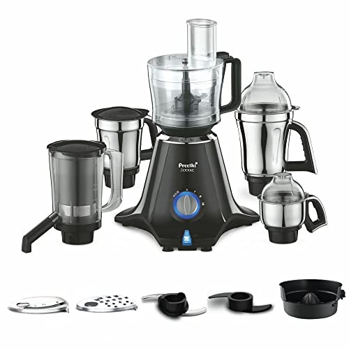 MG 218 750-Watt Mixer Grinder with 5 Jars (Black/Light Grey)