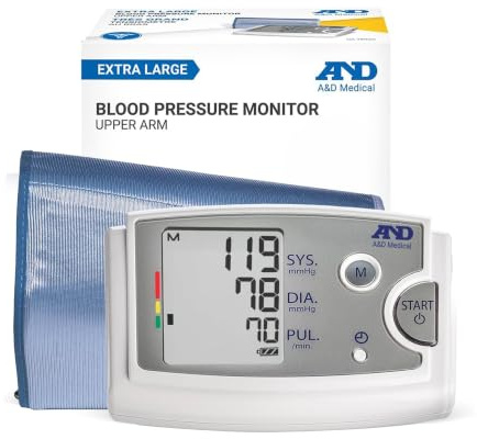 A&D Medical UA-789AC Blood Pressure Monitor, Extra Large Cuff 16.5-23.6