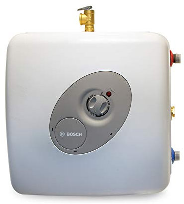 Bosch Electric Mini-Tank Water Heater Tronic 3000 T 7-Gallon (ES8) - Eliminate Time for Hot Water - Shelf, Wall or Floor Mounted