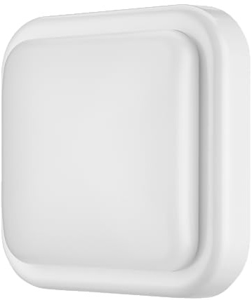 REV Rechteckleuchte, LED Wand- Deckenlampe, 14W, IP44, 20x20cm, bis 25.000h, weiß