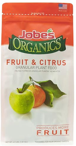Jobe's Organics 09226 FBA_B0030EK5JE Fruit & Citrus Fertilizer with Biozome, 3-5-5 Organic, 4 lb, Original Version
