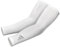 adidas Aeroready Compression Arm Sleeves, Feuchtigkeitsabsorbierende Armlinge, Leicht, Atmungsaktiv, Elastisch, Reflektierend (Weiß, L/XL)