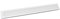 White Aluminium Vent Grill Kitchen Plinth / Worktop Heat 480 x 60 mm