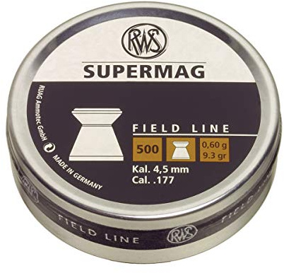 Rheinisch-Westfalische 2315042 RWS Supermag 2315042 Air Gun Ammo .177 Field Line