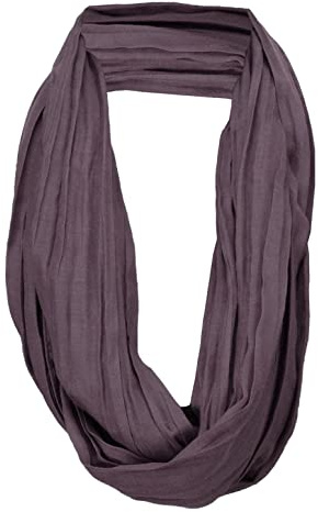 TigerTie Loop Écharpe ronde unie - Violet - Taille unique