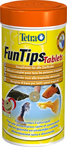 Tetra Tetra Funtips Tabletter 757677 Fiskmat, Paket med 300 tabletter | Fiskfoder | fodertabletter som fäster på akvarieskivan | perfekt för att observera fiskarna
