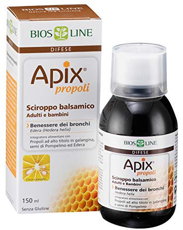 apix propoli sciroppo balsamico per adulti e bambini 150 ml