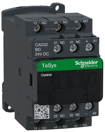 Schneider Electric, TeSys D control relay - 3 NO + 2 NC - <= 690 V - 24 V DC standard coil, CAD32BD