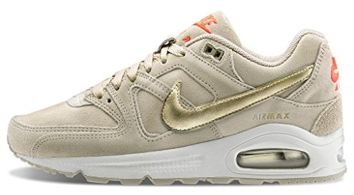 Nike WMNS Air Max Command PRM Damen-Laufschuhe, Grau (String MTLC Gld Grn Hypr Orng), 39 EU