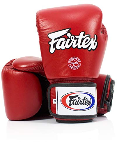 Guantoni da Boxe Fairtex BGV1BR Muay Thai Traspiranti per Uomini, Donne, Bambini | Guanti MMA, Kickboxing, Palestra, Allenamento | Qualità Premium, Leggeri e Ammortizzanti Guantoni da Boxe