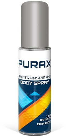 Purax Antitranspirant Body Spray Extra Strong, 1er Pack (1 x 50 ml)