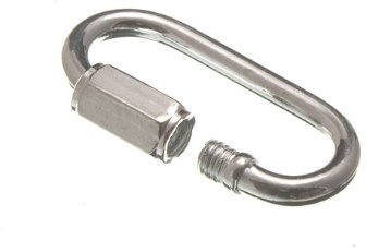 Quick-Link -Kette Reparatur Schäkel 3Mm 1/8 ??BZP Stahl verzinkt ( Packung mit 2)