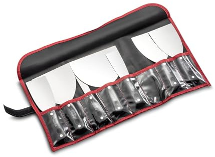 L'outil parfait - Kit de 7 spatules ou couteaux a enduire inox -