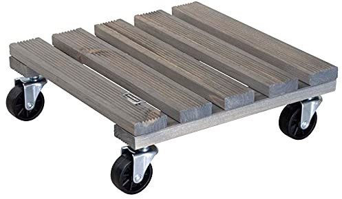 Wagner 20085401 Multiroller Vintage eckig, 30 x 30 cm, FSC, 150 kg, anthrazit