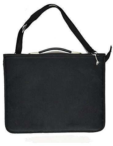 ARPAN Delux A3 Portfolio Presentation Ring Binder Art Storage Case + 10 A3 Clear Punched Pockets