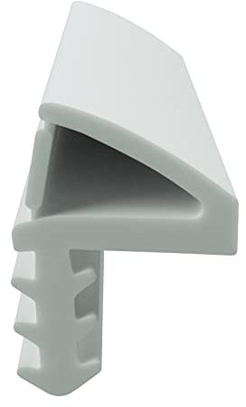 DIWARO® Zimmertür-Dichtung ZT048 | weiß, beige und braun | 5 lfm für Zimmertüren und Innentüren. Zum Schallschutz und abdichten der Tür. Bestehend aus TPE (Thermoplastischen Elastomer) (weiß)