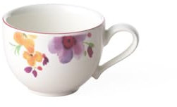 Villeroy & Boch Mariefleur Basic - Taza de expreso (porcelana Premium, 80 ml, altura de 4,5 cm) blanco/colorido