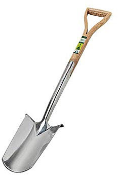 Burgon & Ball RHS Stainless Steel Transplanting Spade, 104 cm Length