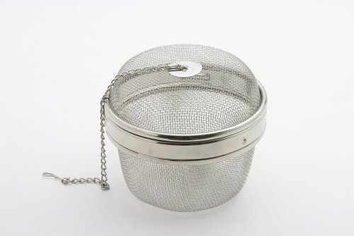 Weis Kryddkula med förstärkt ram. Ø 8,5 cm, rostfritt stål, silver, 8,5 x 8,5 x 8 cm