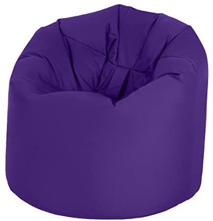 Ready Steady Bed Poltrona Sacco pouf da Giardino | Chaise Longue da Interno ed Esterno, Design Eergonomico per il Supporto del Corpo | Pouf da esterno Impermeabile, Durevole e Confortevole, per Bambini (Viola)