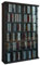 VCM CD Regal Holz | CD Schrank mit ESG-Sicherheitsglastüren für 300 CDs oder 130 DVDs oder 72-Videos| Maße: H. 92 x B. 60 x T. 18 cm | Elegantes DVD Regal | Blu ray Regal | CD Regal - Roma