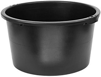 Patrol Noir Auge Rond en Plastique 40 L pour Mélanger le Mortier