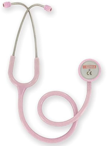 Gima 32539 Stetoscopio duofono Classic, Lira Rosa