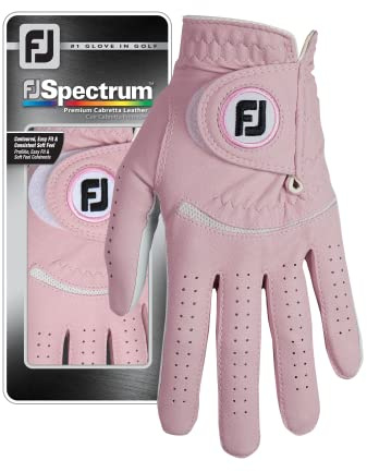 Footjoy FJ Spectrum - Golf Gloves for Left Hand Color: Pink Size: L