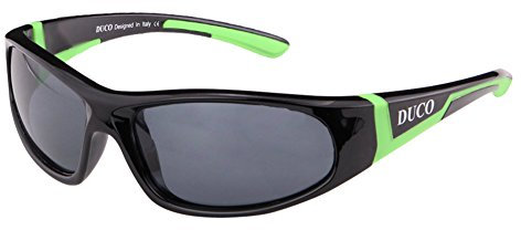 DUCO Sonnenbrille für Kinder Polarisierte Sonnenbrille Jungen & Mädchen mit Flexible Gummi UV400 Schutz Für Alter 3-10
