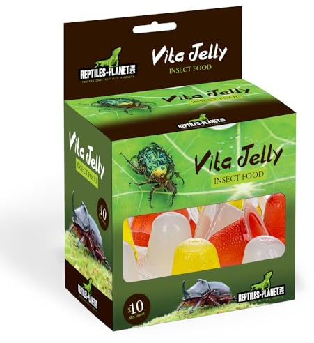 REPTILES PLANET Nourriture Vita Jelly Mix Insectes 10 Pièces
