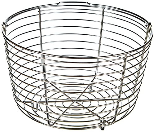 Lagostina Cestello in Filo per Cottura a Vapore in Acciaio Inox 18/10, Ø 19 cm, Accessorio per Pentola a Pressione Capacità 7 / 9 Litri, Vaporiera per Verdure e Alimenti, Lavabile in Lavastoviglie