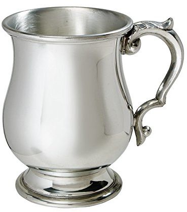 Half Pint Standard Georgian Pewter Tankard