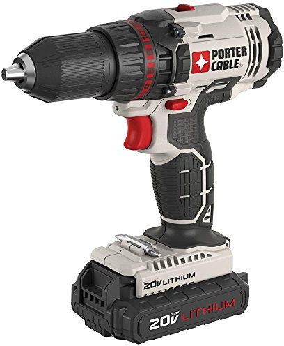 PORTER-CABLE 20V MAX* Cordless Drill/Driver, 1/2-Inch, Tool Only (PCC601LB)