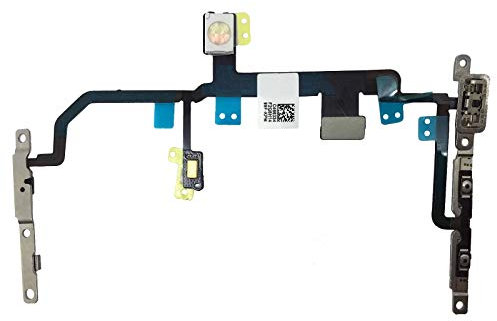 OnlyTech - Nappe Interne des Boutons Power, Volume, Silencieux, du Flash du Micro secondaire de l'iPhone 8 Plus avec Supports métalliques assemblés - Pièce détachée compatible Apple
