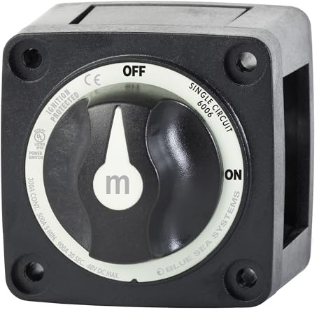 Blue Sea Systems Boating Electrical Equipment, Nautica-Attrezzatura elettrica Unisex-Adulto, Nero, Taglia Unica