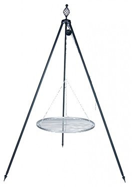 Dreibeingrill OSKAR Höhe 210cm incl. Kette und Rost aus Edelstahl 70cm