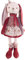 Teddys Rothenburg Kuscheltier, Hase Bibi, 25 cm, rosa, geblümtes Kleid, Plüschhase Kuschelhase
